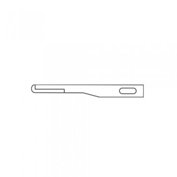Micro Scalpel Blade No. 64 Pack of 25 Stainless Steel,